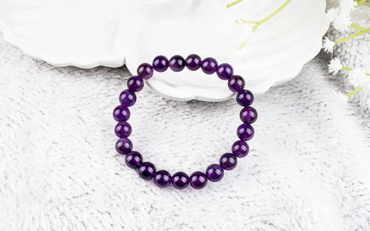 Amethyst Healing Energy Bracelet – Calmness, Clarity & Spiritual Balance
