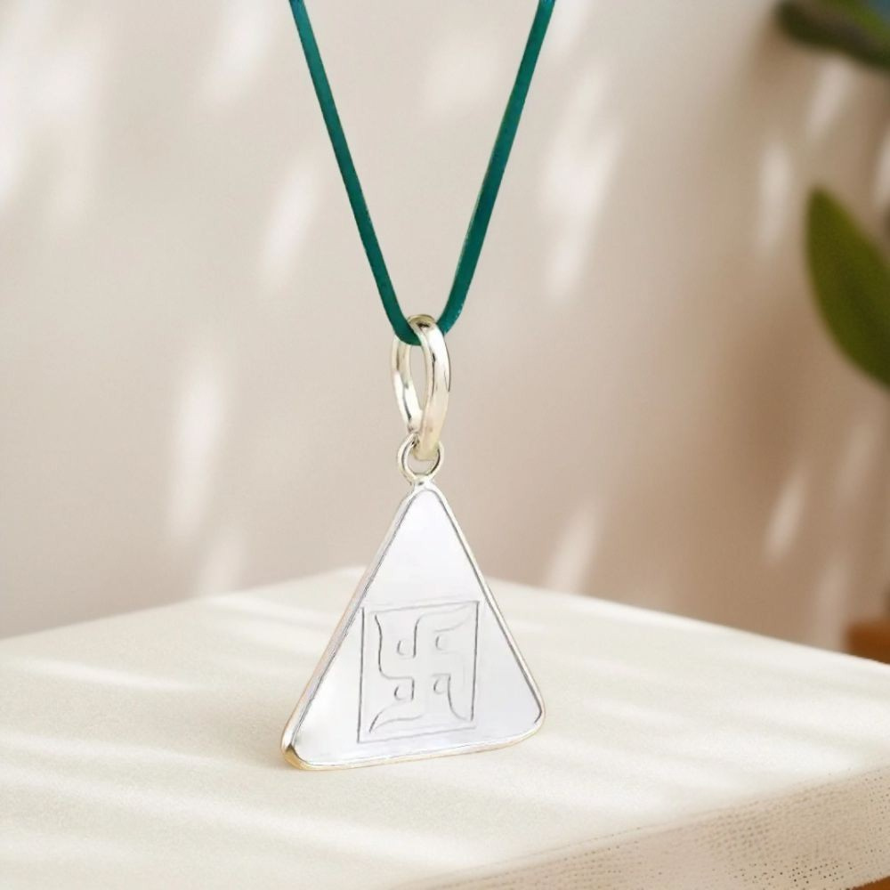 Budh Yantra Silver Locket | Wisdom, Clarity & Prosperity