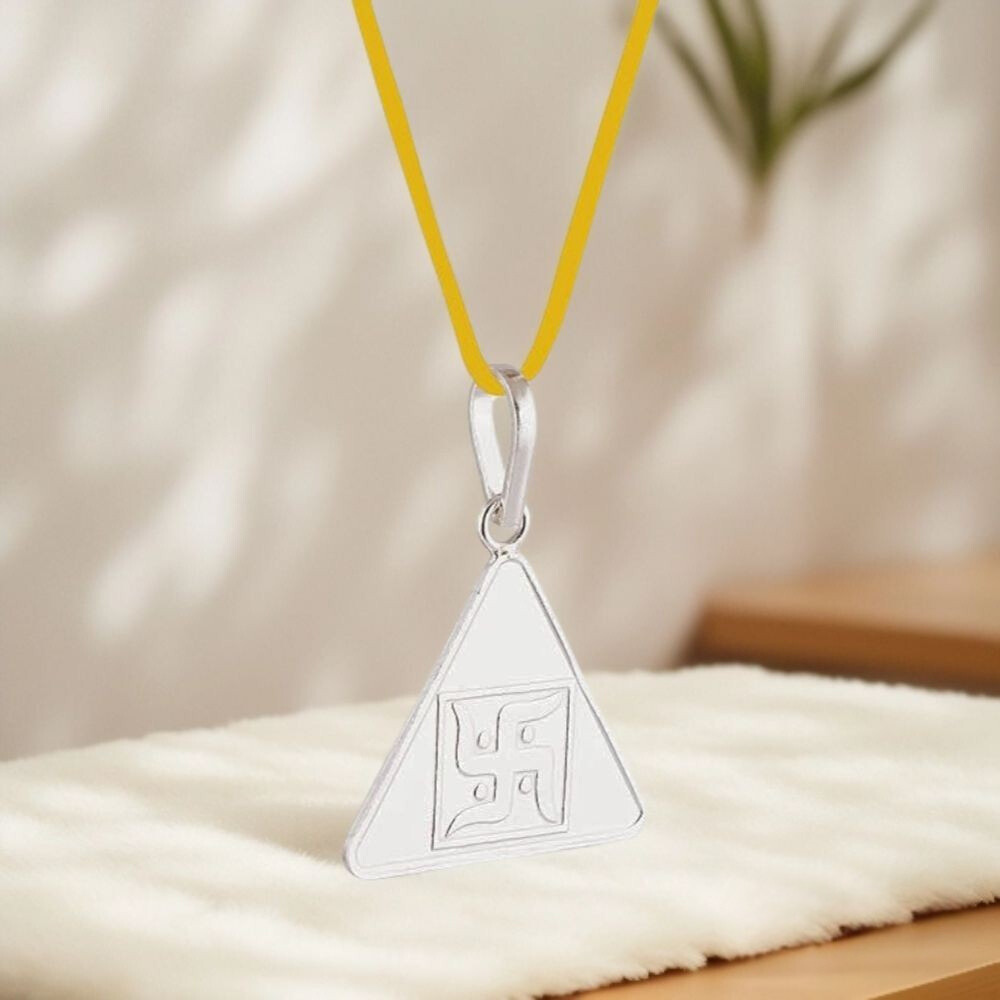 Gayatri Yantra Silver Locket | Divine Energy & Spiritual Protection