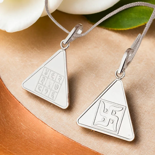 Pyra Yantra Silver Locket | Balance, Energy & Spiritual Protection