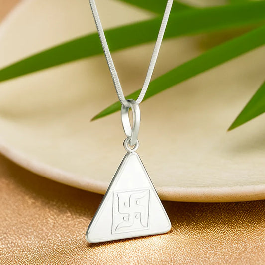 Pyra Yantra Silver Locket | Balance, Energy & Spiritual Protection