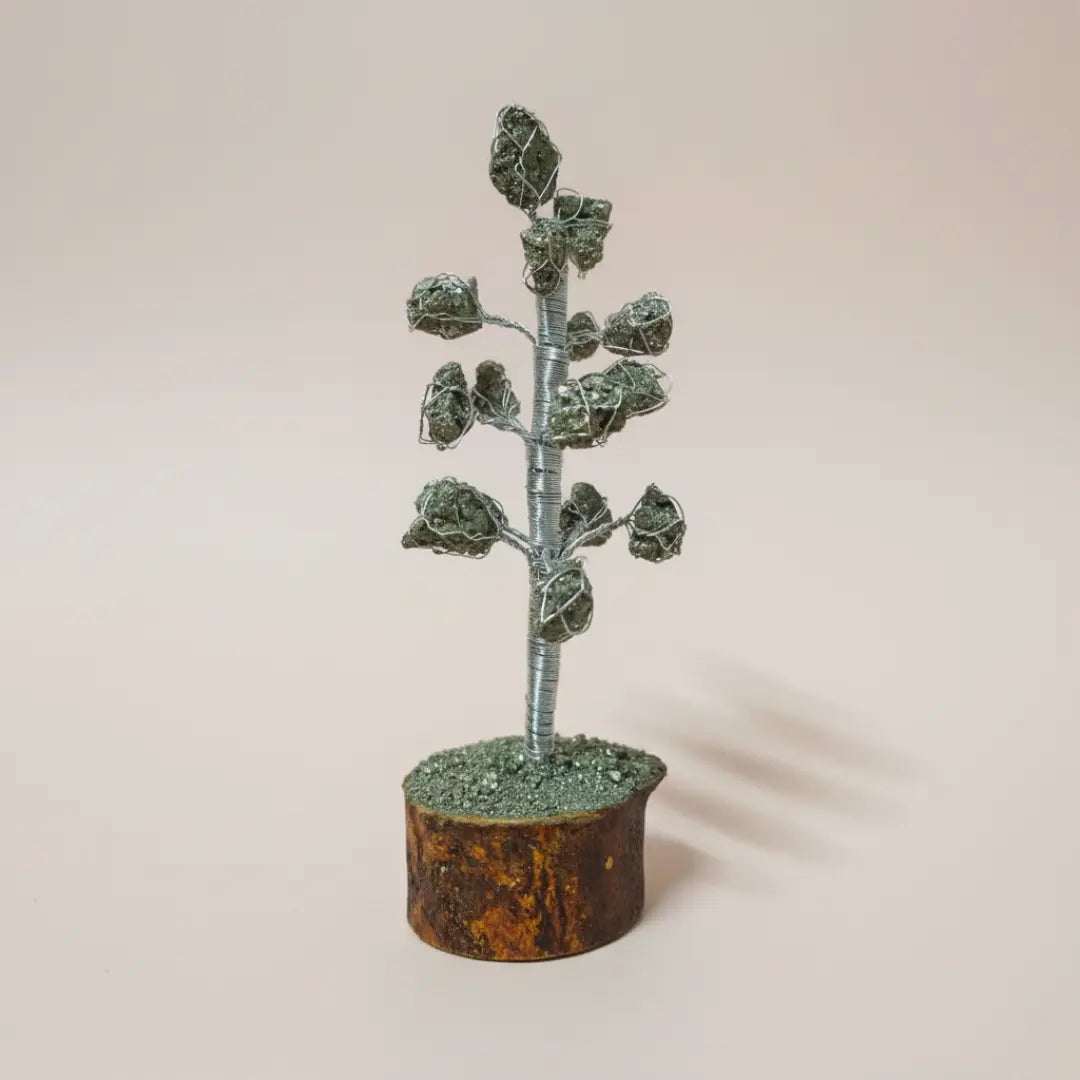 Adiyogi Shiva Idol with Pyrite Crystal Tree – Prosperity, Protection & Spiritual Décor Combo