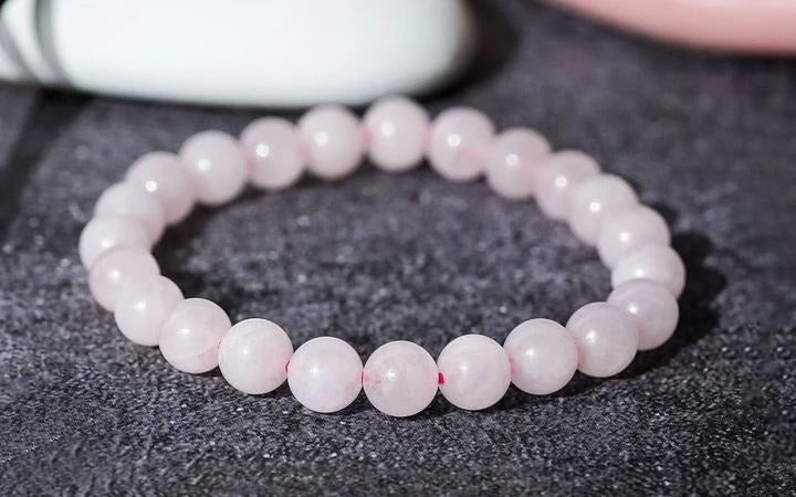 Rose Quartz Bracelet – Natural Crystal for Love & Emotional Healing