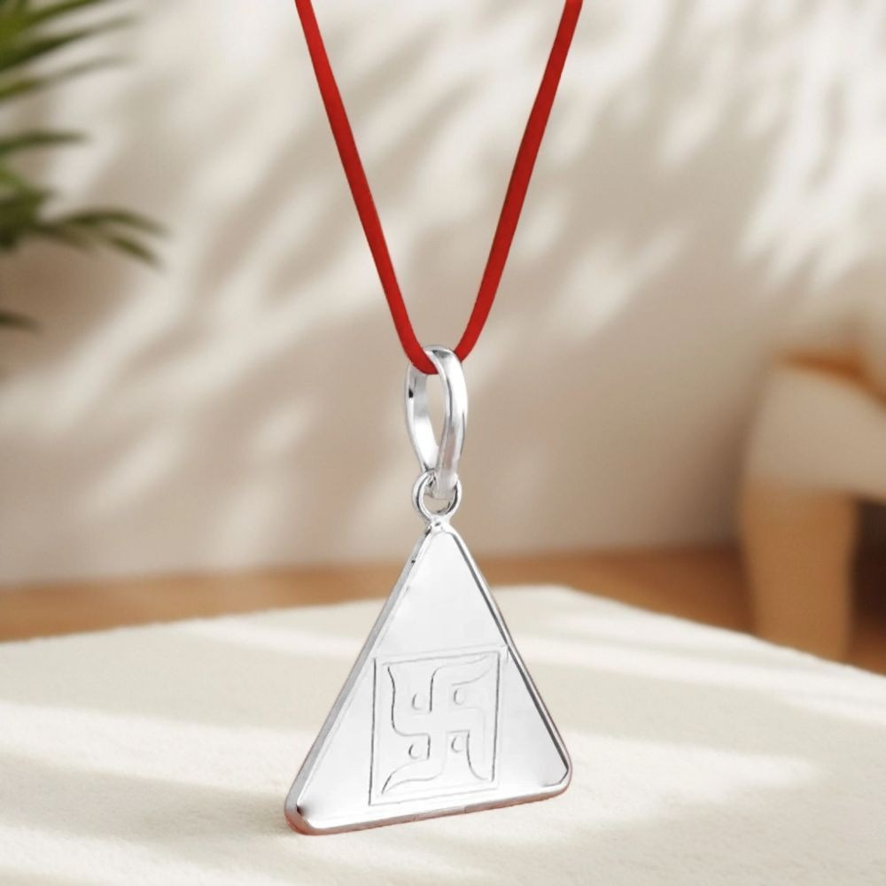 Surya Yantra Silver Locket | Power, Prosperity & Positive Energy