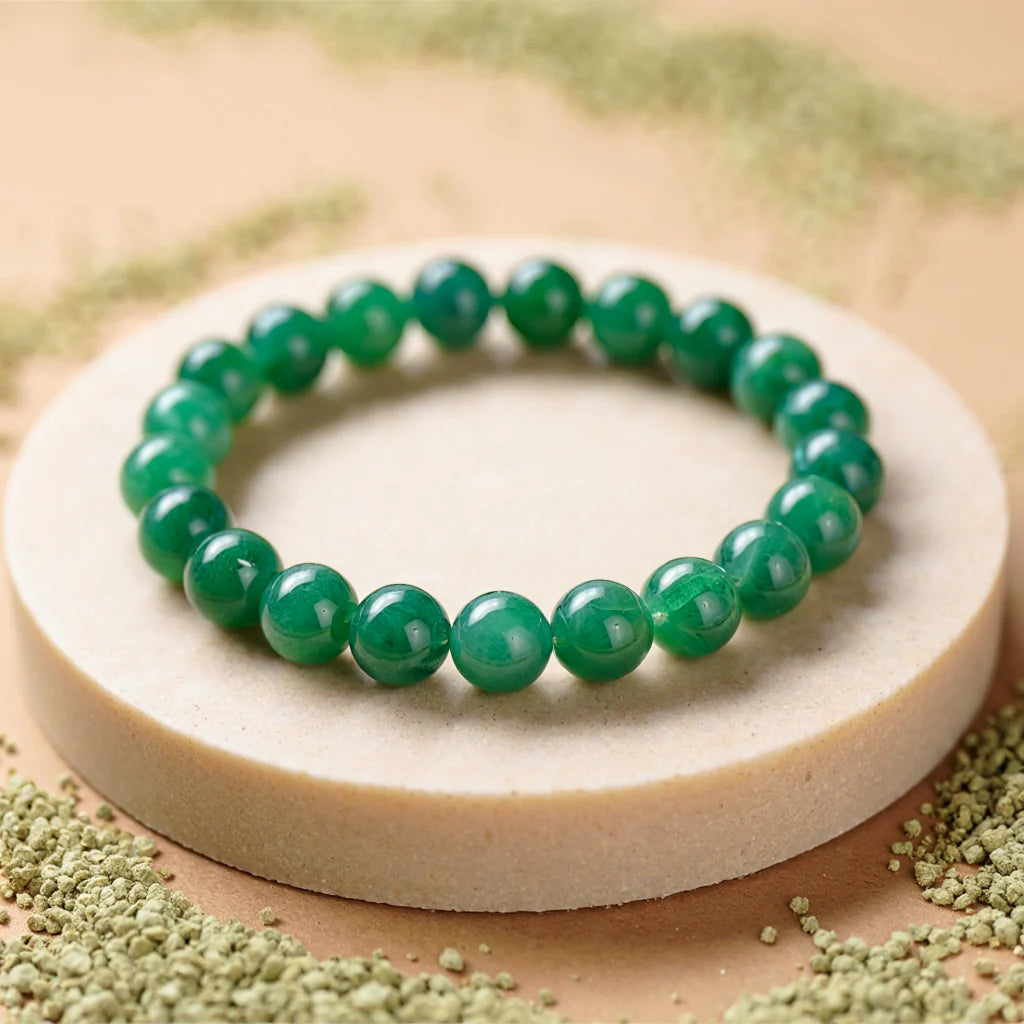 Green Aventurine Bracelet | Luck, Prosperity & Emotional Balance