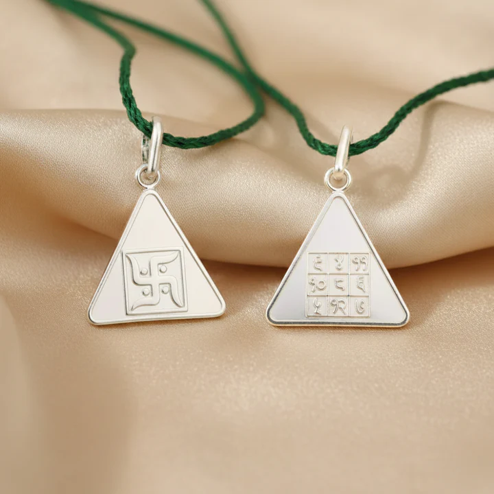 Budh Yantra Silver Locket