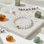 Clear Quartz Crystal Bracelet Diamond Cut - Image 3