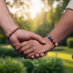 Golden Pyrite and Seven Chakra Bracelet Combo - Image 2
