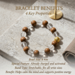 Wood Crystal Bracelet Diamond Cut - Image 3