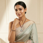 Surya Budh Yantra Silver Locket and Wood and Clear Crystal Bracelet Combo - Image 2