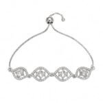 Crystal Cubic Zirconia Bangle Bracelet Set for Women