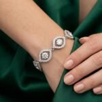 Crystal Cubic Zirconia Bangle Bracelet Set for Women - Image 2