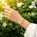 Crystal Cubic Zirconia Bangle Bracelet Set for Women - Image 7