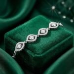 Crystal Cubic Zirconia Bangle Bracelet Set for Women - Image 6