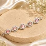 Pink Quartz Crystal Bracelet for Women - Image 4