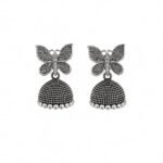 Silver Jhumkas